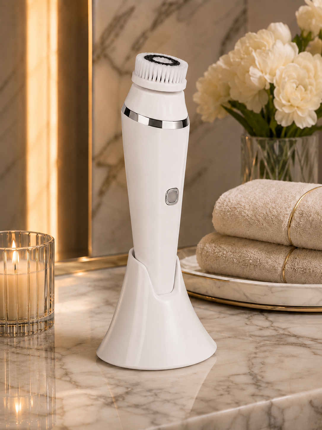 Quad-Treatment Facial Brush